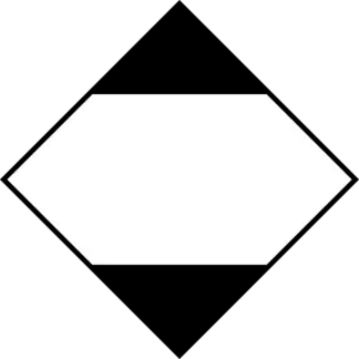 Korlátozott mennyiségű veszélyes áru matrica / tábla