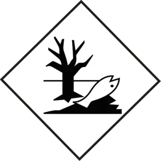 ADR/RID/ADN környezetre veszélyes anyag különleges jelölése matrica / tábla