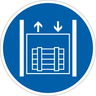 Teherfelvonó matrica (piktogram)