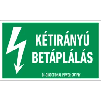 Kétirányú betáplálás matrica / tábla