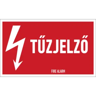 Tűzjelző matrica / tábla