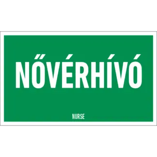 Nővérhívó matrica