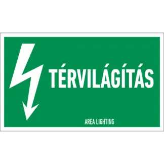 Térvilágítás matrica / tábla