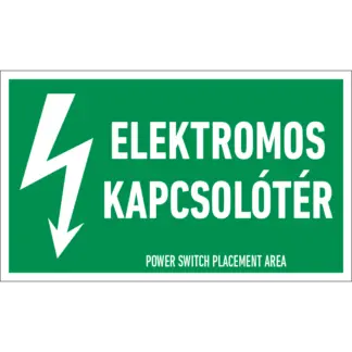 Elektromos kapcsolótér matrica / tábla