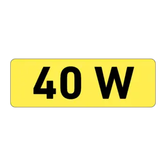 40 W matrica