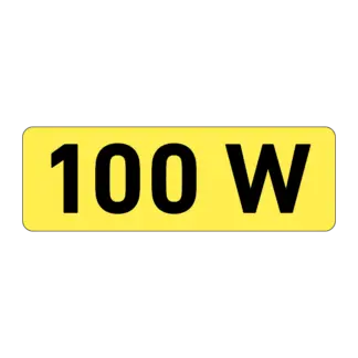 100 W matrica