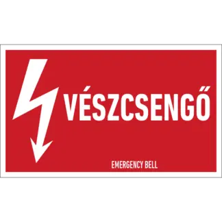 Vészcsengő matrica