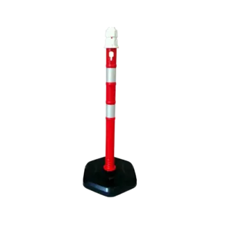 Műanyag láncos oszlop 63x1000 mm