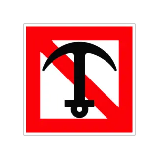 A.6 Horgonyozni tilos! hajózási tábla