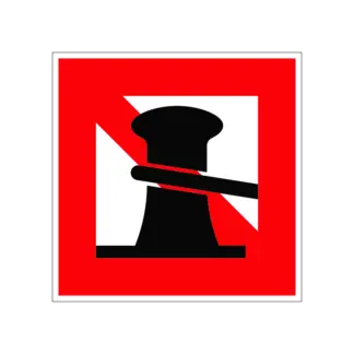 A.7 Parthoz kikötni tilos! hajózási tábla