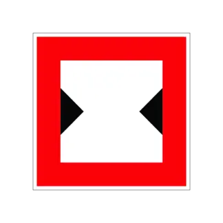 C.3.a Korlátozott szélesség hajózási tábla