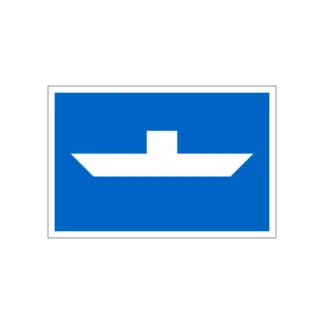 E.4.b Szabadon közlekedő komp hajózási tábla