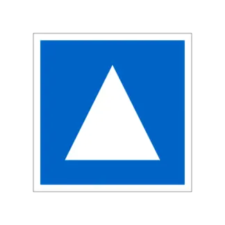 E.5.4 Kijelölt veszteglőhely személyzet nélküli hajóknak hajózási tábla