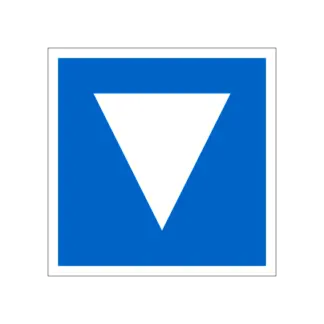 E.5.8 Kijelölt veszteglőhely személyzetes hajóknak hajózási tábla