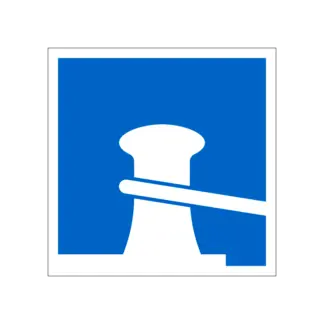 E.7 Parthoz kikötés megengedett hajózási tábla