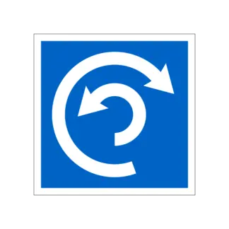 E.8 Fordítóhely hajózási tábla