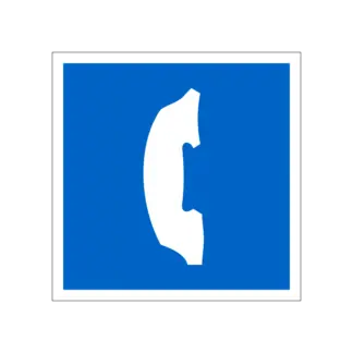 E.14 Telefonállomás hajózási tábla