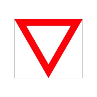 C.1 Veszélyes pont! (jobb part) hajózási tábla