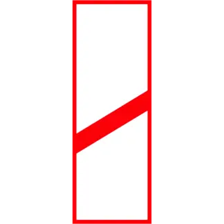 Vasúti átjáró előjelző (1 sávos