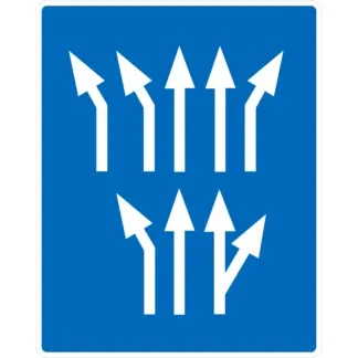 Besorolási rend (3) (kétsoros) KRESZ közlekedési tábla