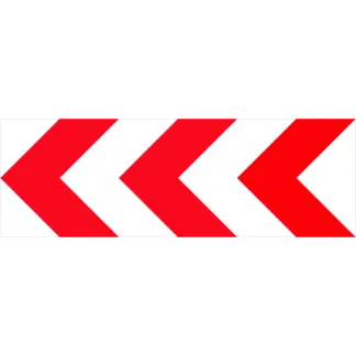 Iránytábla (balra) KRESZ közlekedési tábla