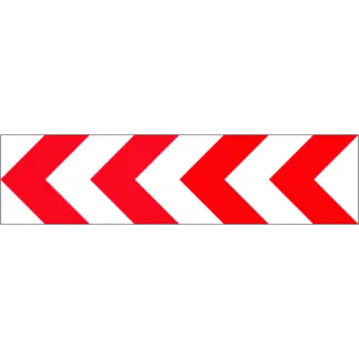 Iránytábla (balra) KRESZ közlekedési tábla