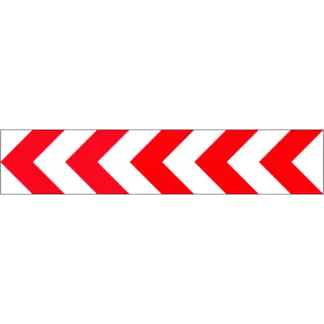 Iránytábla (balra) KRESZ közlekedési tábla