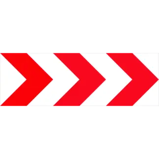 Iránytábla (jobbra) KRESZ közlekedési tábla