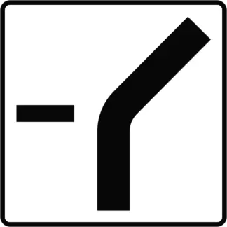 Főútvonal vonalvezetése (4) KRESZ közlekedési tábla