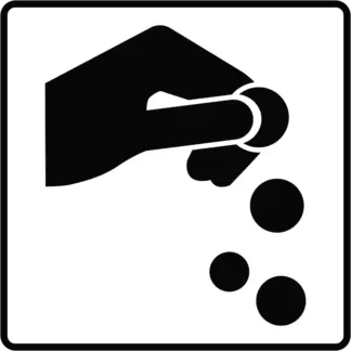 Díjfizetési kötelezettség KRESZ közlekedési tábla