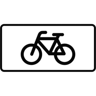 Kerékpárok részére KRESZ közlekedési tábla