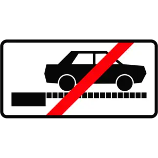 Padkán megállni (várakozni) tilos! (2) KRESZ közlekedési tábla