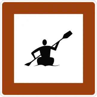 Evezés KRESZ közlekedési tábla