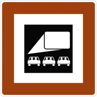 Autós mozi KRESZ közlekedési tábla