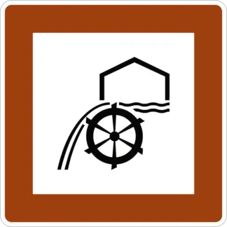 Vízimalom KRESZ közlekedési tábla