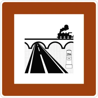 Közlekedéstörténeti emlék KRESZ közlekedési tábla