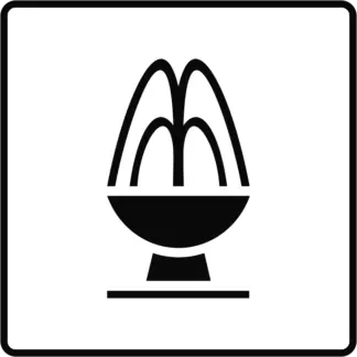 Gyógyfürdő KRESZ közlekedési tábla