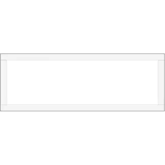 Alumíniumkeret 1000x350 mm-es hajózási kiegészítő táblához