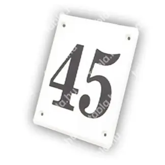 Peremezett házszámtábla