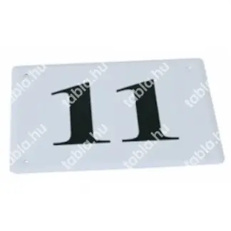 Peremezett házszámtábla