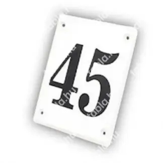 Peremezett házszámtábla