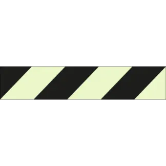 Utánvilágító sárga-fekete csík