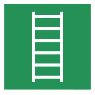 Menekülési létra matrica / tábla (ISO 7010-E059 piktogram)