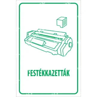 Festékkazetták matrica