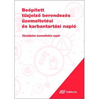 Beépített tűzjelző készülék üzemeltetési napló