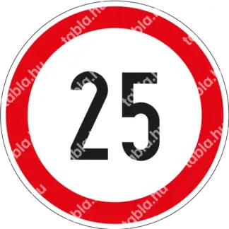25 km/h matrica