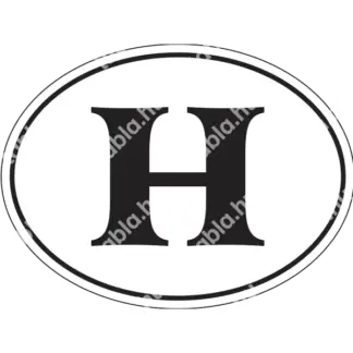 H országjel matrica