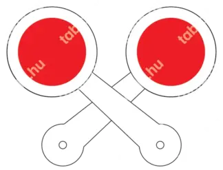 Jelzőtárcsa (útügyi előírás szerint