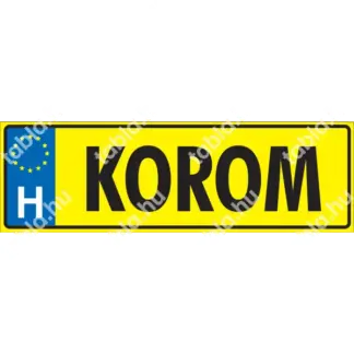 Vicces névtábla egyedi felirattal