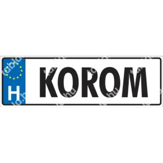 Vicces névtábla egyedi felirattal